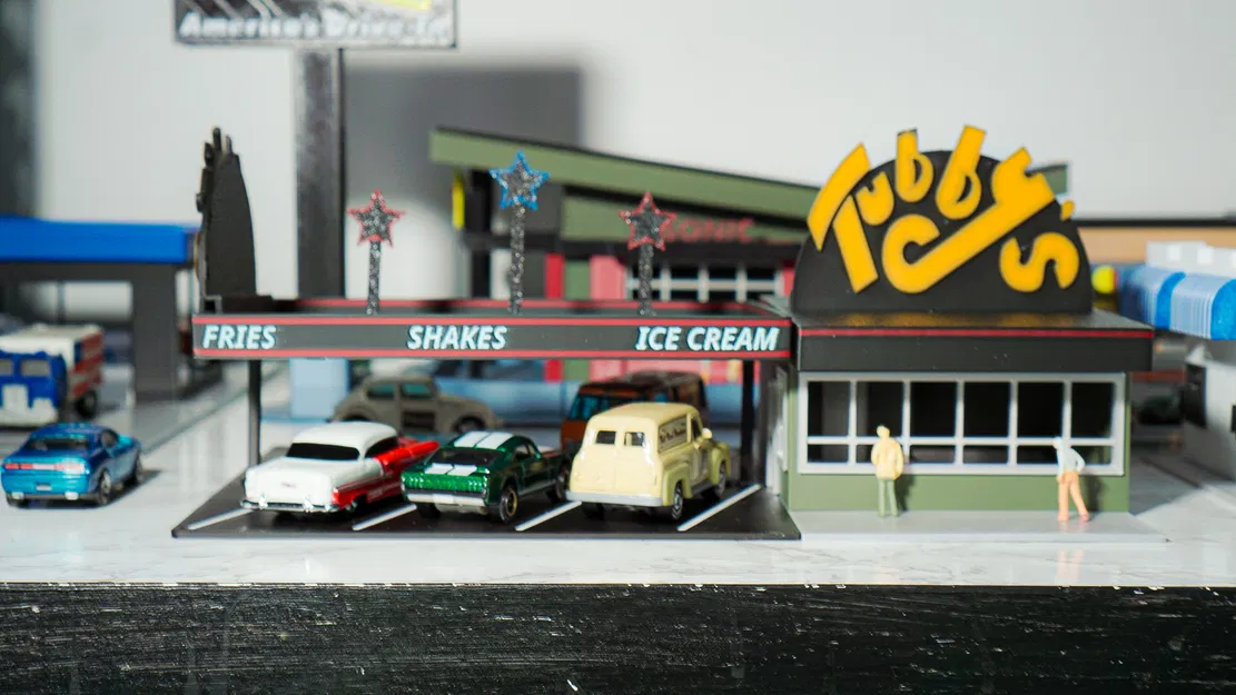 Mô Hình Tubby's Drive-In - Tỷ Lệ 1:64 - Image 8