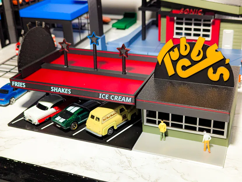 Mô Hình Tubby's Drive-In - Tỷ Lệ 1:64 - Image 12