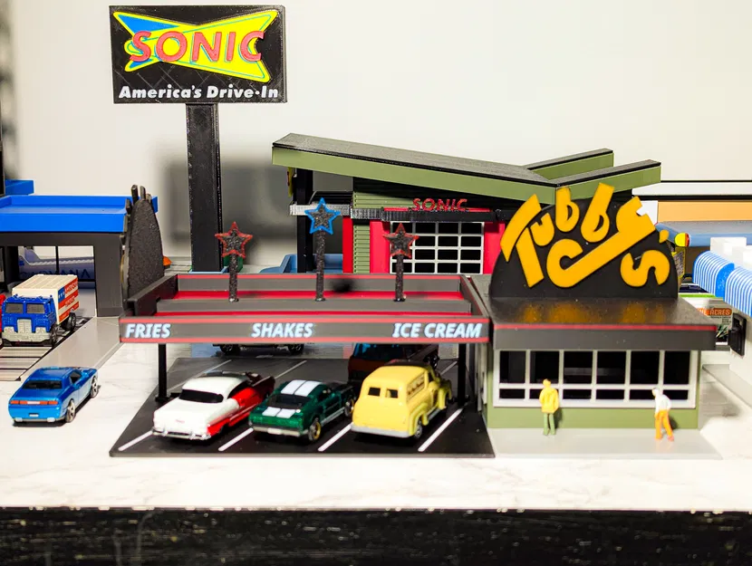 Mô Hình Tubby's Drive-In - Tỷ Lệ 1:64 - Image 13