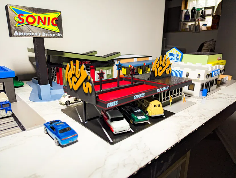 Mô Hình Tubby's Drive-In - Tỷ Lệ 1:64 - Image 14