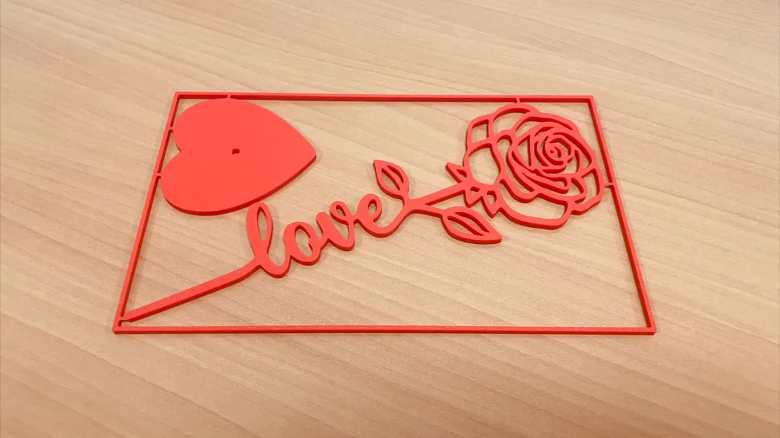 Mô hình Kit Card Hoa Hồng Tình Yêu - Image 2