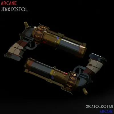 Mô Hình Súng Lục Arcane Jinx