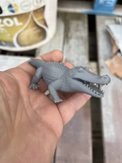 Mô hình Gia đình Cá Sấu Châu Phi Dễ Thương - Image 3