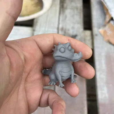 Mô hình Gia đình Cá Sấu Châu Phi Dễ Thương