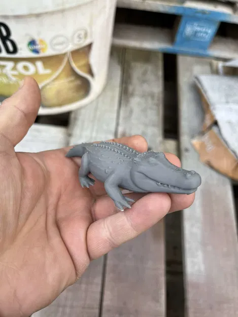 Mô hình Gia đình Cá Sấu Châu Phi Dễ Thương - Image 5