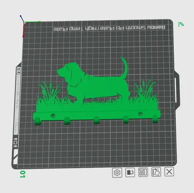 Kệ Giữ Chìa Khóa Hình Chó Basset