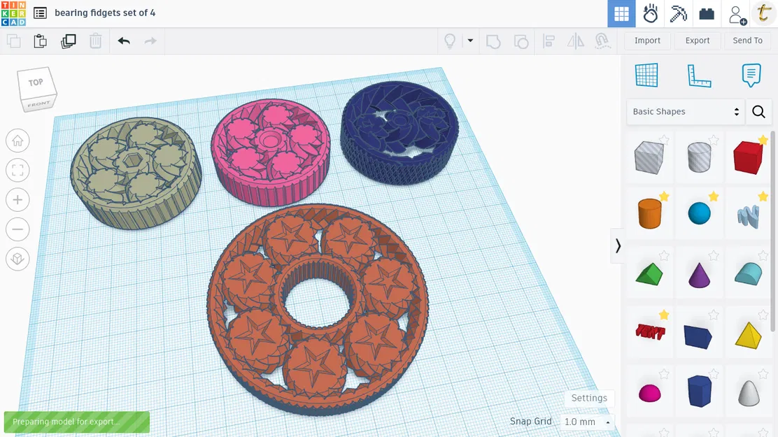 Bộ 5 Vòng bi Fidget - Image 1