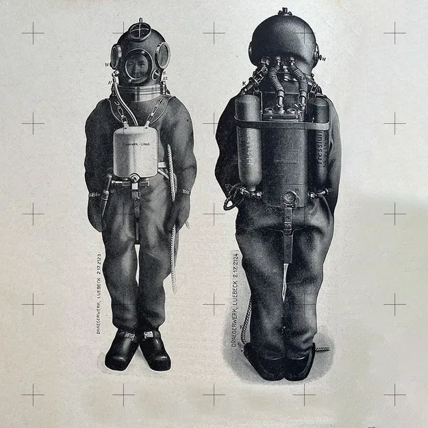 Tượng Thợ Lặn 3D - Image 3