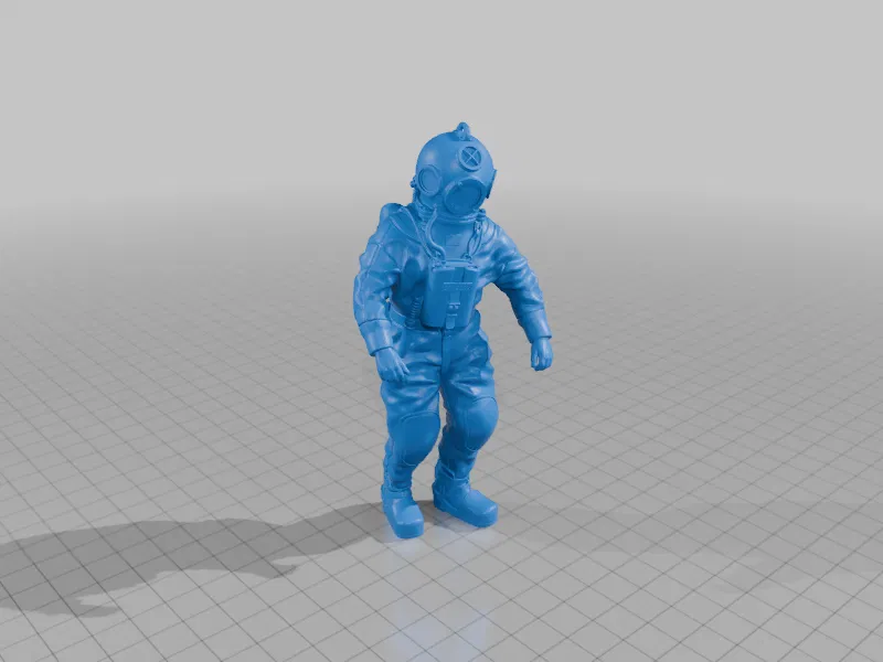 Tượng Thợ Lặn 3D - Image 6