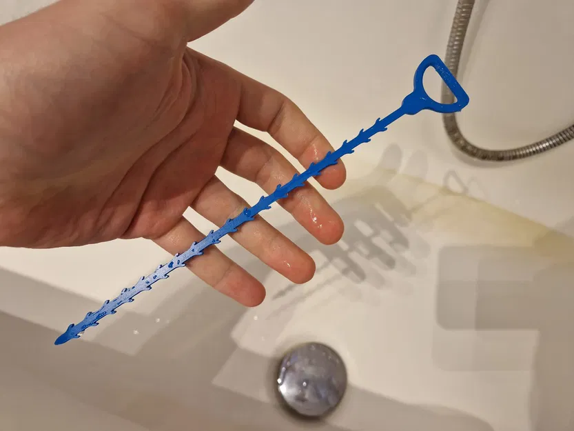 Dụng cụ gỡ tóc bồn tắm/bồn rửa chén - Image 1