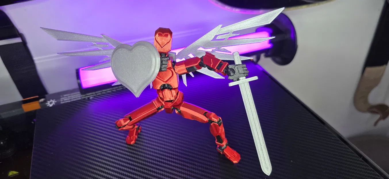 DUMMY 13 - CHIẾN BINH TRÁI TIM VALENTINE FIGURINE - Image 2