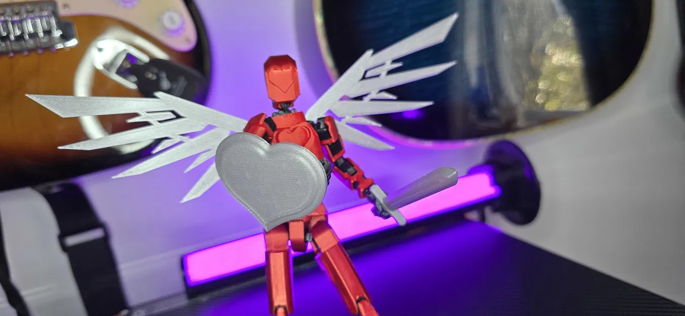 DUMMY 13 - CHIẾN BINH TRÁI TIM VALENTINE FIGURINE - Image 3