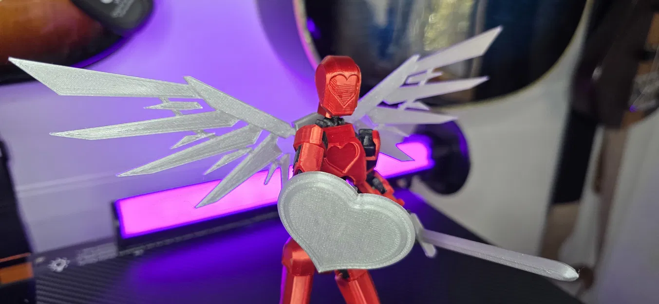 DUMMY 13 - CHIẾN BINH TRÁI TIM VALENTINE FIGURINE - Image 7