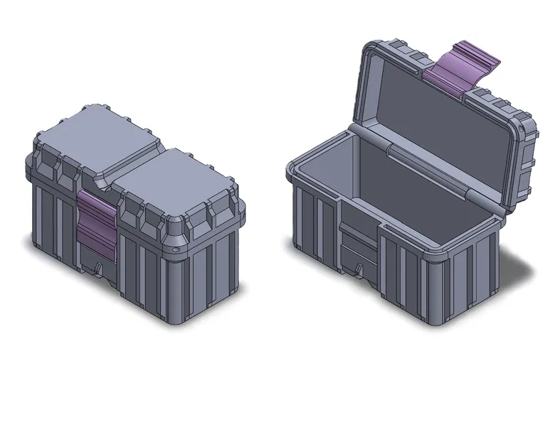 Hộp Gridfinity Cứng Cáp 2x1 - Image 1