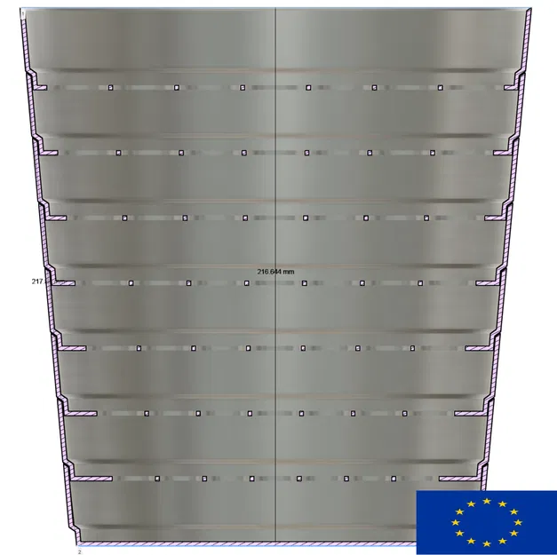 Máy Sắp Xếp Tiền Xu Xếp Chồng (Canada, Mỹ, Euro, Nhật, Anh, Kèm File Fusion 360) - Image 6