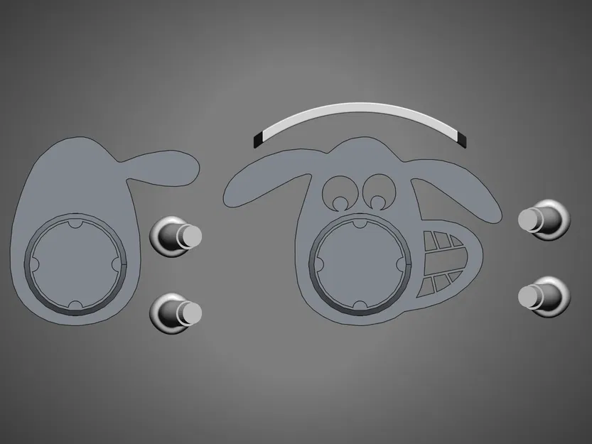 Giá đỡ cuộn giấy vệ sinh Shaun the Sheep - Image 4