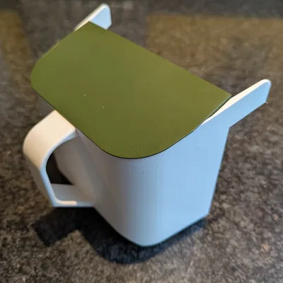 Thùng rác vệ sinh mặt bàn có nắp/cạp bàn