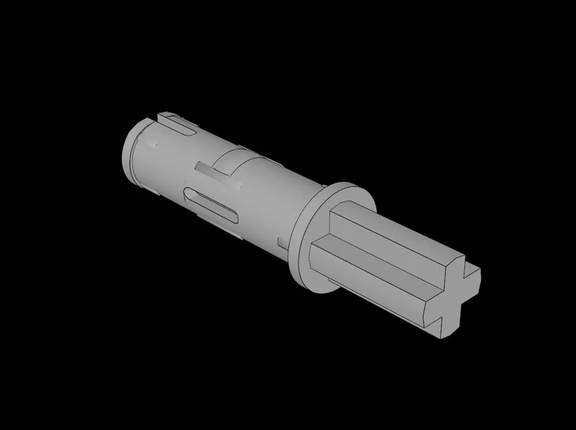 Lego Tương Thích (11214.dat) Technic Axle Pin Dài Có Khớp Nối 2L - Image 1