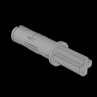 Lego Tương Thích (11214.dat) Technic Axle Pin Dài Có Khớp Nối 2L