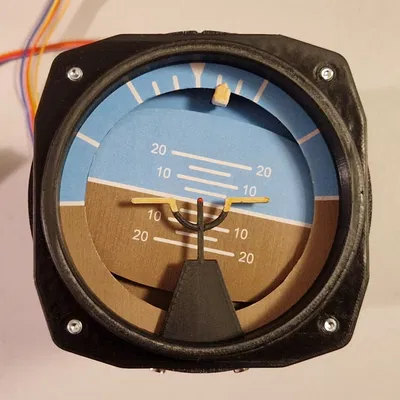 Chỉ Báo Góc Nghiêng (Attitude Indicator) Cho Flight Simulation