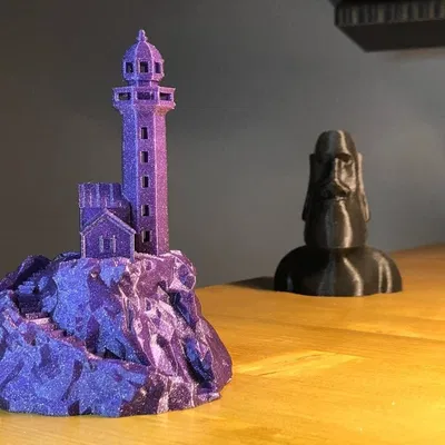 Mô Hình Hải Đăng Low Poly