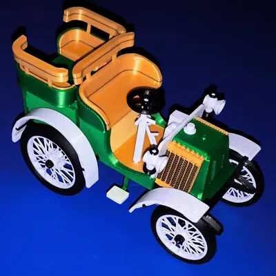 Kit card Renault C - Mô hình xe cổ 1902