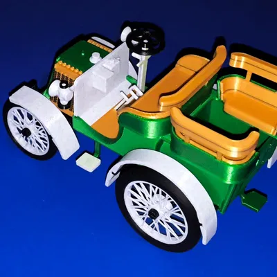 Kit card Renault C - Mô hình xe cổ 1902