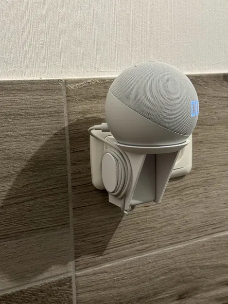 Đế Gắn Echo Dot Gen 5 (Phích Cắm EU - Vặn Ốc & Không Keo) - Image 2