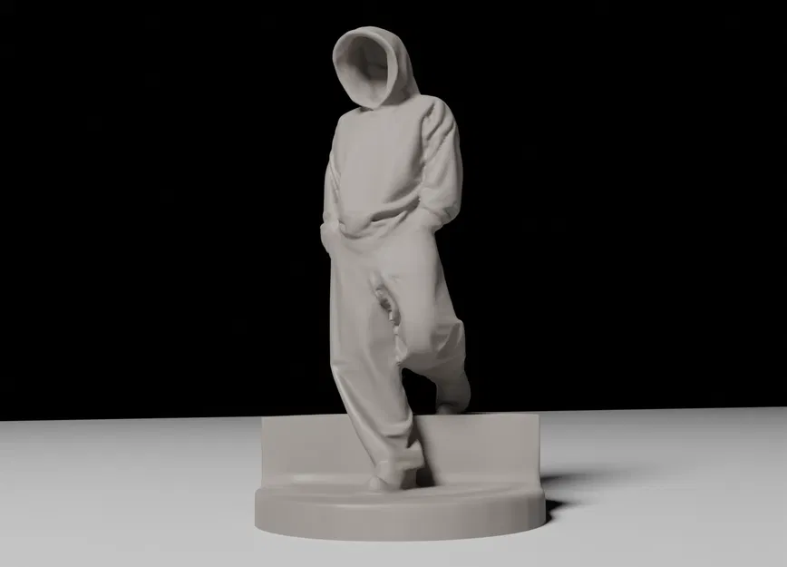 Tượng Người Đàn Ông Không Mặt - Image 1