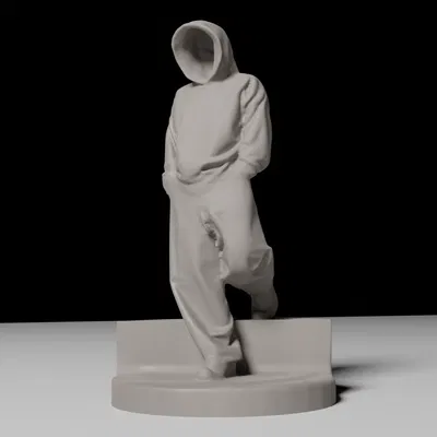 Tượng Người Đàn Ông Không Mặt