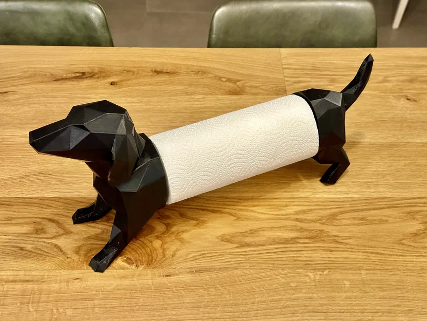 Kệ Giấy Cuộn Trang Trí Hình Chó Dachshund Cho Nhà Bếp - Image 3