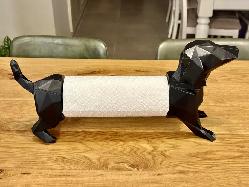 Kệ Giấy Cuộn Trang Trí Hình Chó Dachshund Cho Nhà Bếp - Image 4