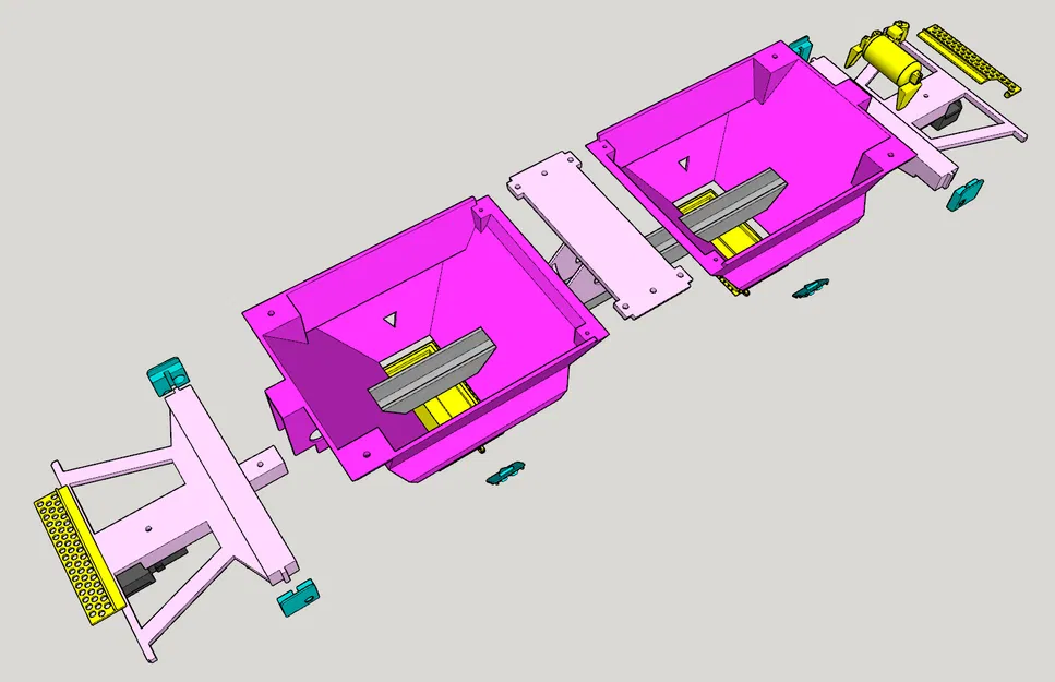 Toa xe 2 khoang cho đường sắt vườn tỉ lệ 1:29 - Image 6