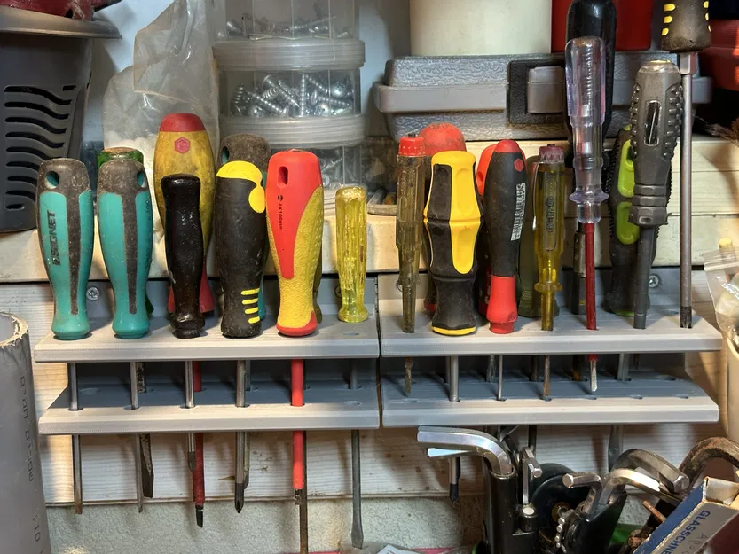 Kẹp tua vít treo tường 2 dãy - Image 1