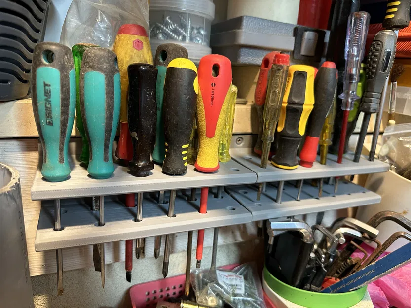 Kẹp tua vít treo tường 2 dãy - Image 2