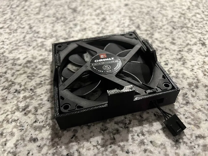 Ốp Quạt Card LSI 9300-16i Với Quạt Noctua NF-A9x14 - Image 2