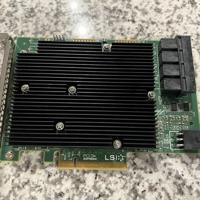 Ốp Quạt Card LSI 9300-16i Với Quạt Noctua NF-A9x14