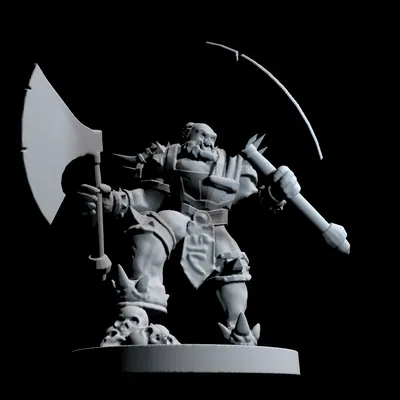 Chiến Binh Orc - Mô Hình 3D Để In