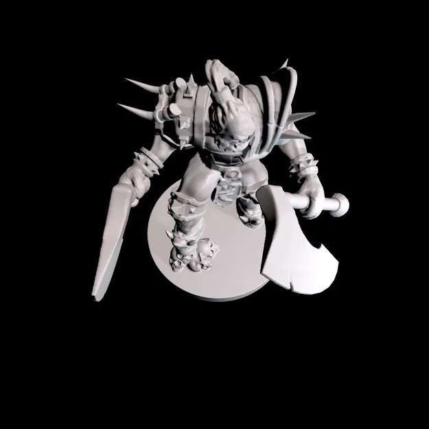Chiến Binh Orc - Mô Hình 3D Để In - Image 6