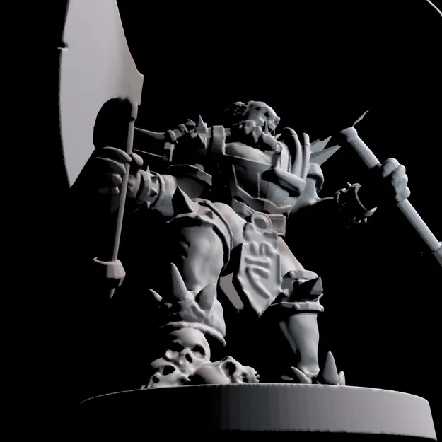 Chiến Binh Orc - Mô Hình 3D Để In - Image 7