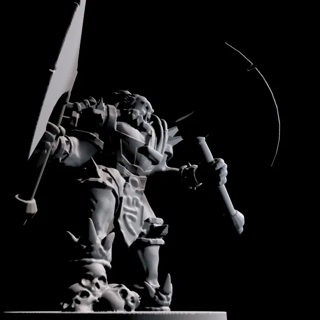 Chiến Binh Orc - Mô Hình 3D Để In - Image 8