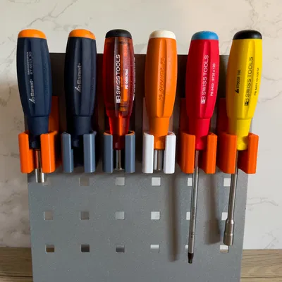 Kệ Giữ Tua Vít PB Swiss Tools Garant Cho Bảng Pegboard Skadis & Hoffmann Hexagon