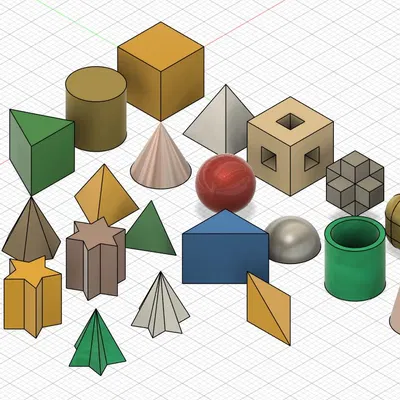 Các hình khối cơ bản 3D