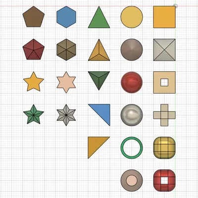 Các hình khối cơ bản 3D