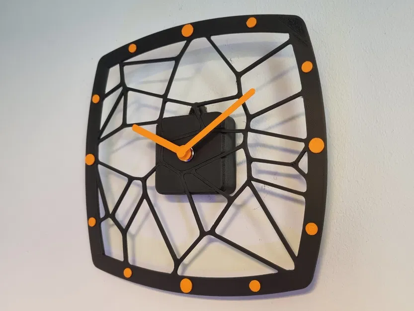 ĐỒNG HỒ TREO TƯỜNG HIỆN ĐẠI HỌA TIẾT VORONOI - Image 1