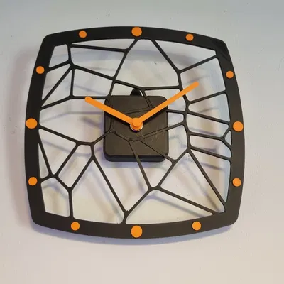 ĐỒNG HỒ TREO TƯỜNG HIỆN ĐẠI HỌA TIẾT VORONOI