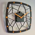 ĐỒNG HỒ TREO TƯỜNG HIỆN ĐẠI HỌA TIẾT VORONOI - Thumbnail 5