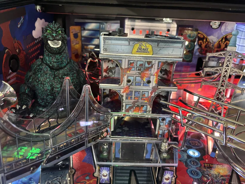 Mô hình thay thế Godzilla cho Stern Pinball Premium/Pro - Image 2