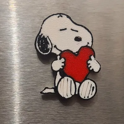 Móc khóa trái tim Snoopy Valentine's