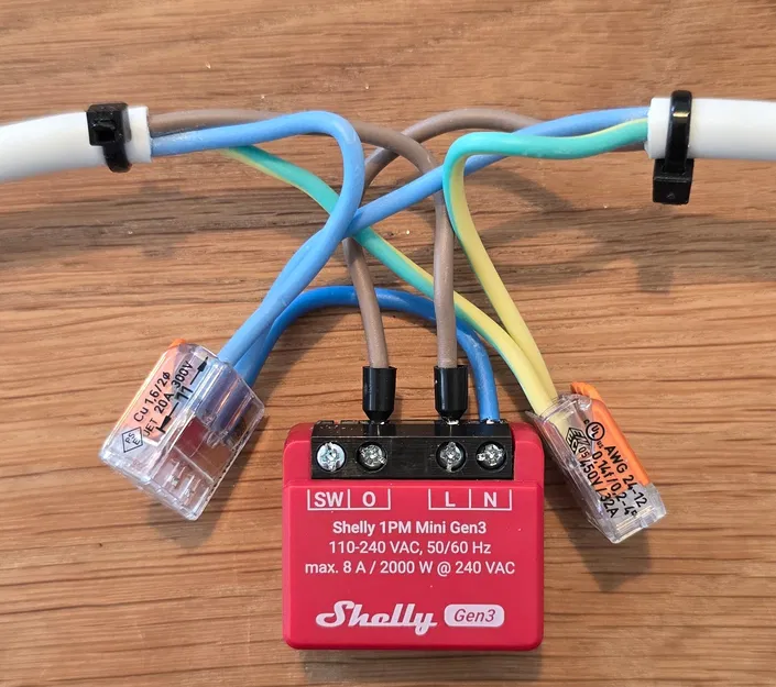 Vỏ Hộp Dây Nối Dài Shelly Mini Smart (Không Cần Ốc Vít) - Image 3